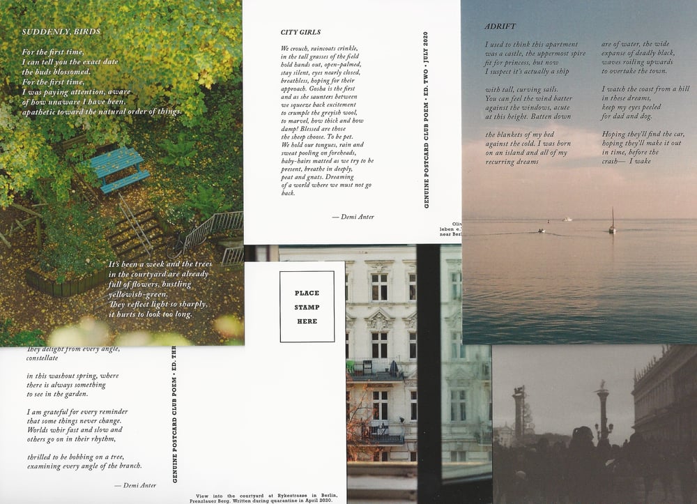 Image of Poetry Postcards