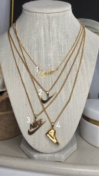 Image 2 of Swoosh Necklaces (2 colors)