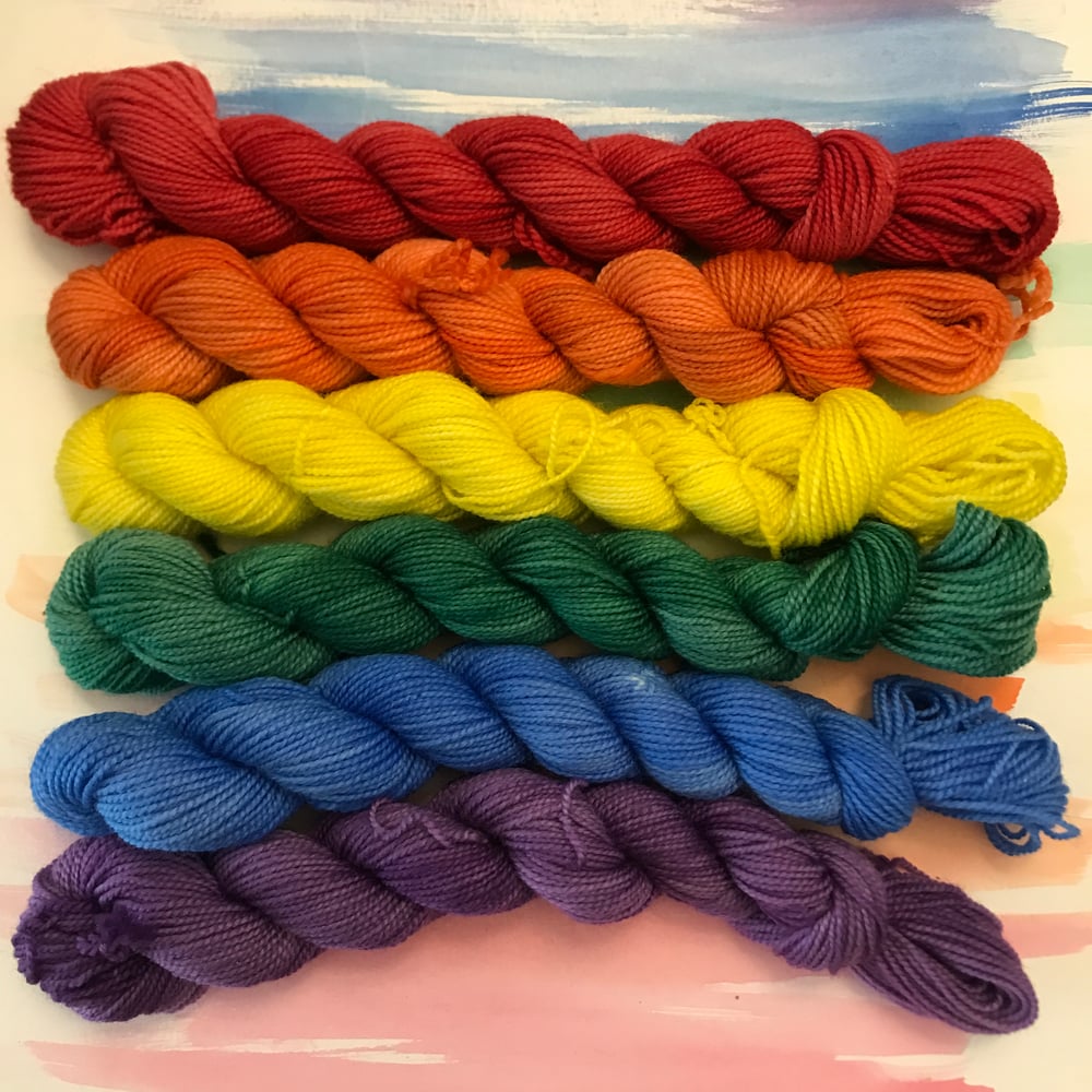 6-skein mini set - Box of Crayons