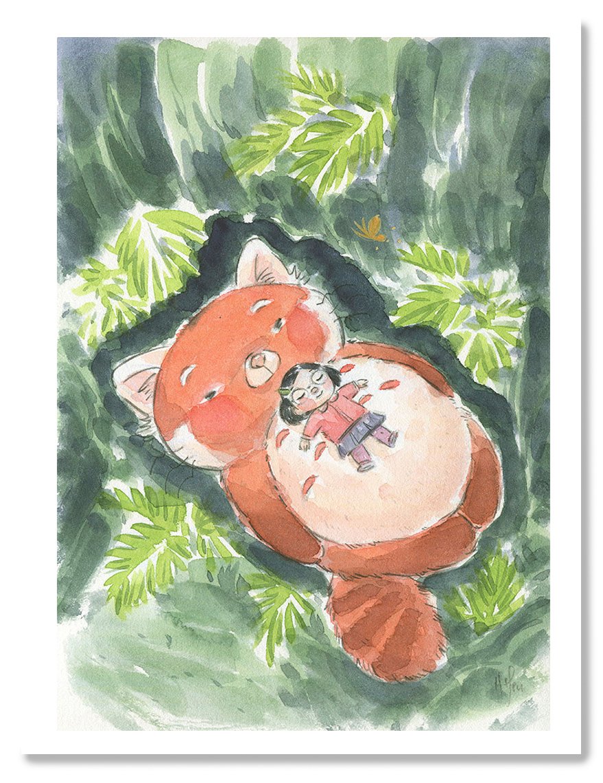 Totoro Turning Red 'Dream' 11 x 14" Limited Print / SDCC Exclusive