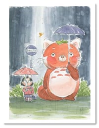 Totoro Turning Red 'Bus' 11 x 14" Limited Print / SDCC Exclusive
