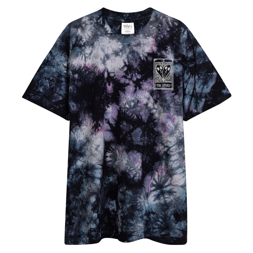 Image of The Lovers Oversized tie-dye t-shirt