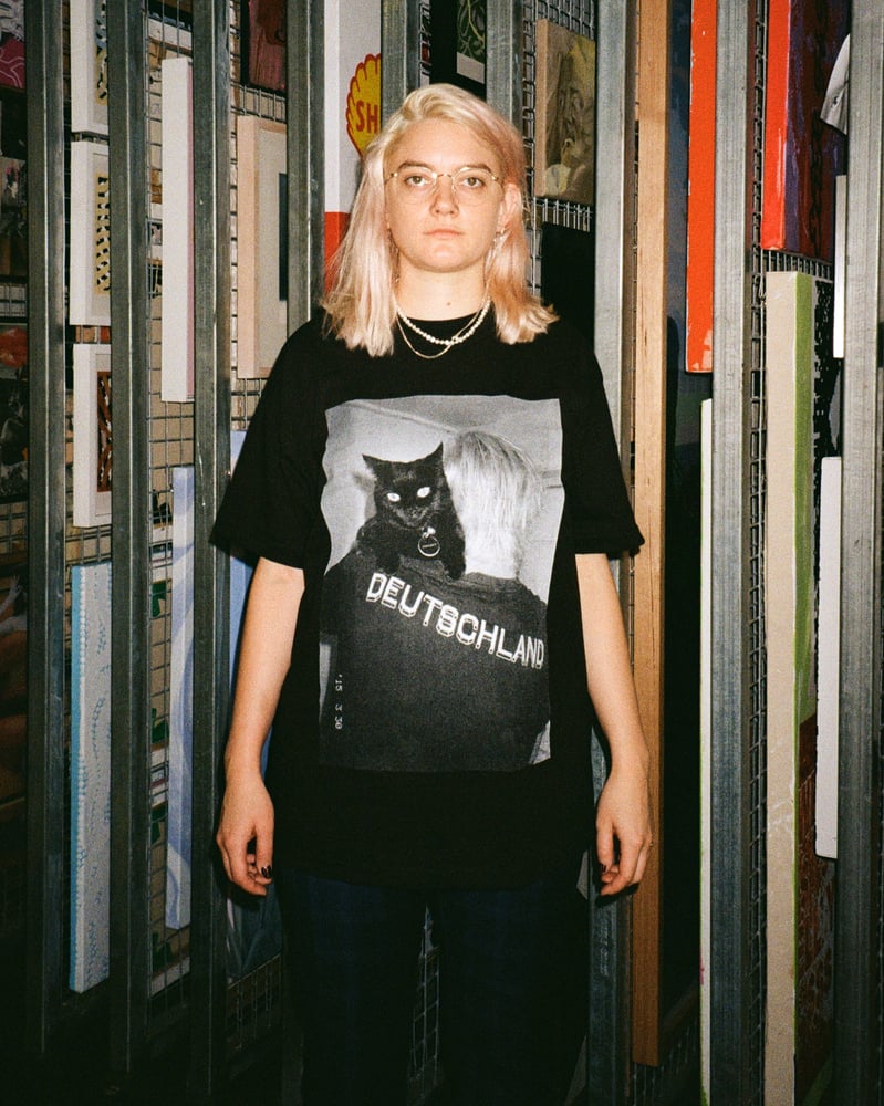 Image of Sam Stephenson '3NDLES5' Black T-shirt