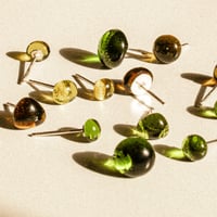 Image 4 of Asymmetric Crémant Stud Earrings