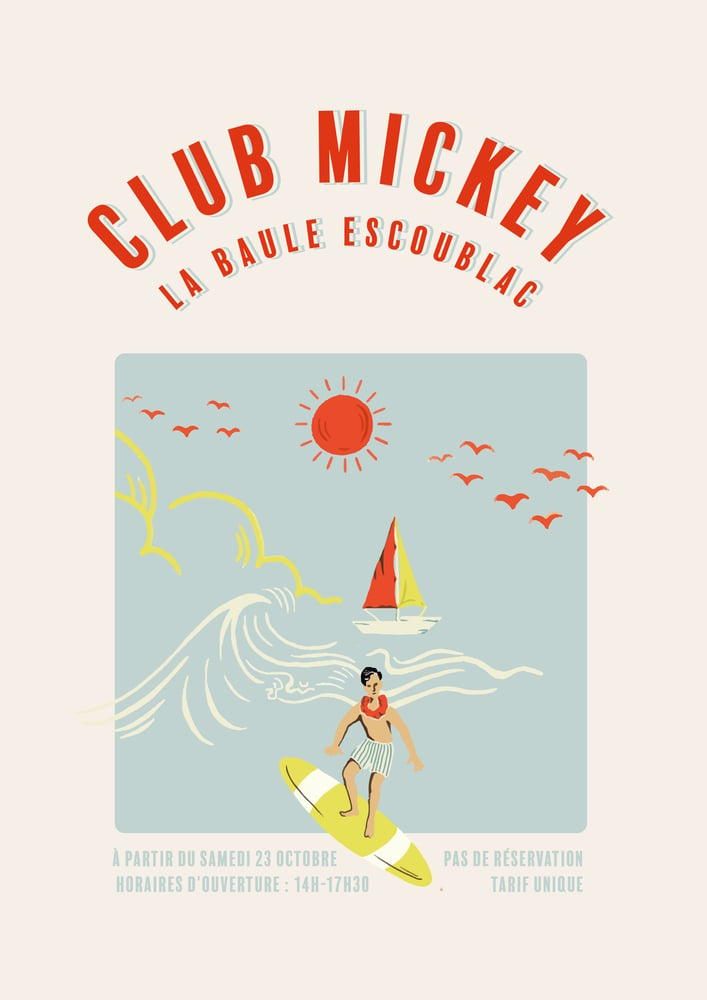 Image of Affiche Club Mickey