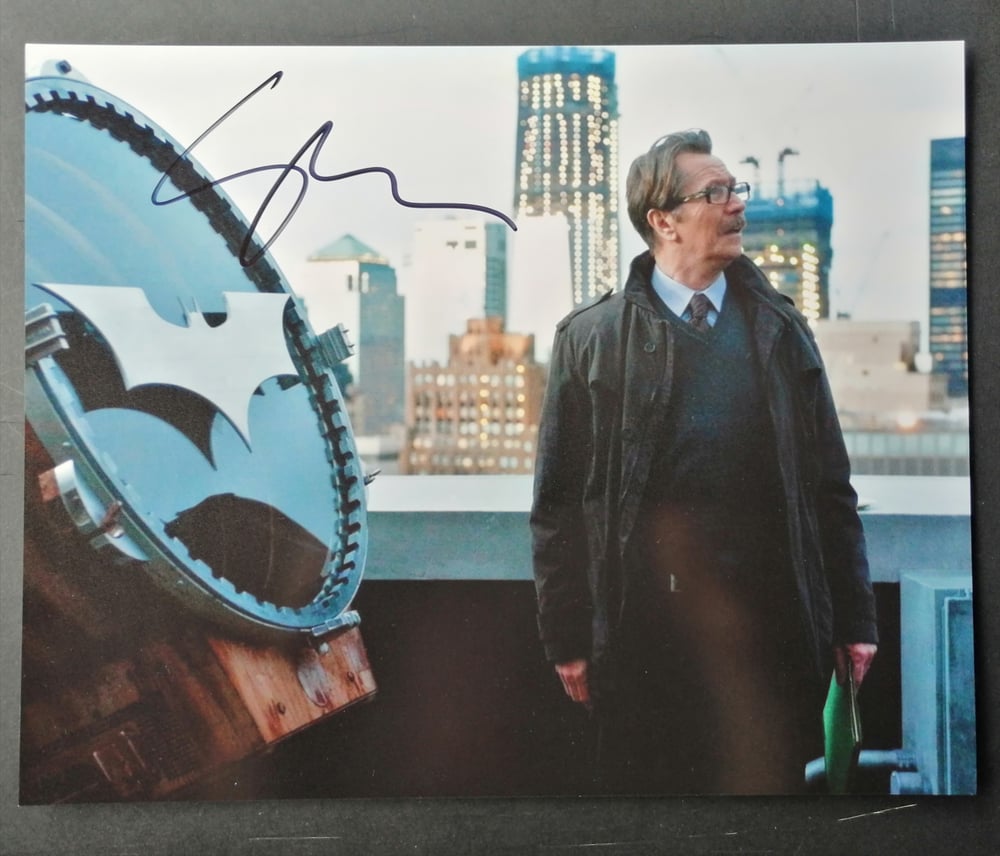 Gary Oldman Signed Batman 10x8