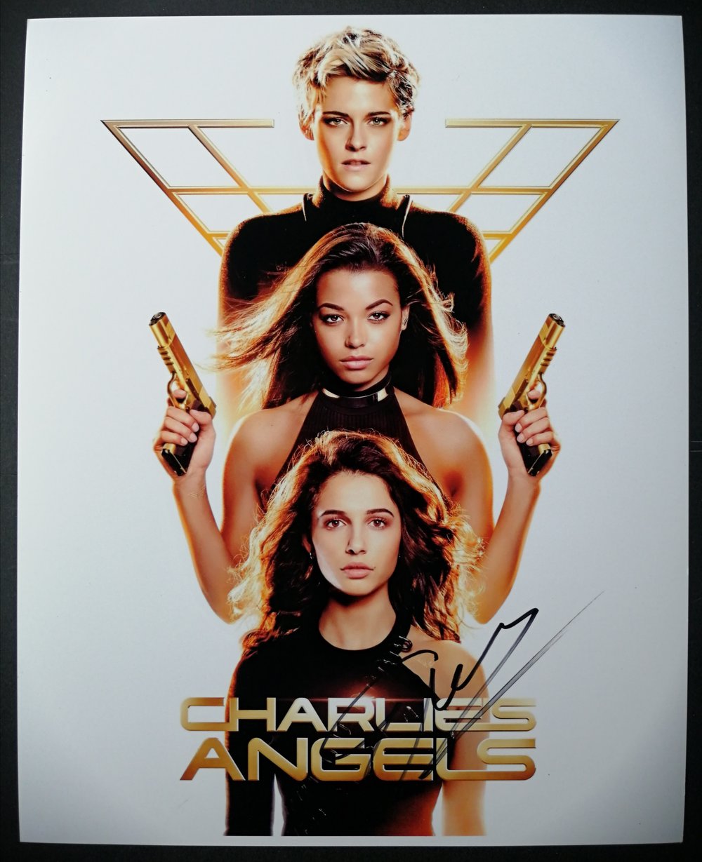 Charlie's Angels Ella Balinska Signed 10x8