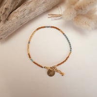 Image 1 of Bracelet Mia camel bleu