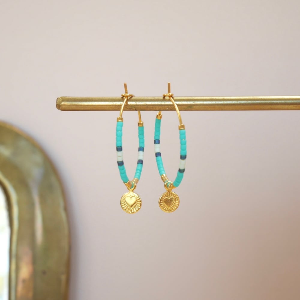 Image of Boucles Mia aigue-marine