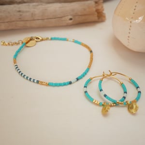 Image of Boucles Mia aigue-marine