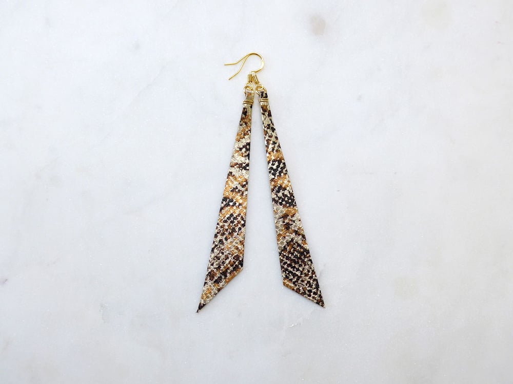 Image of Rebel Chic "Borderline" Shimmer Earrings