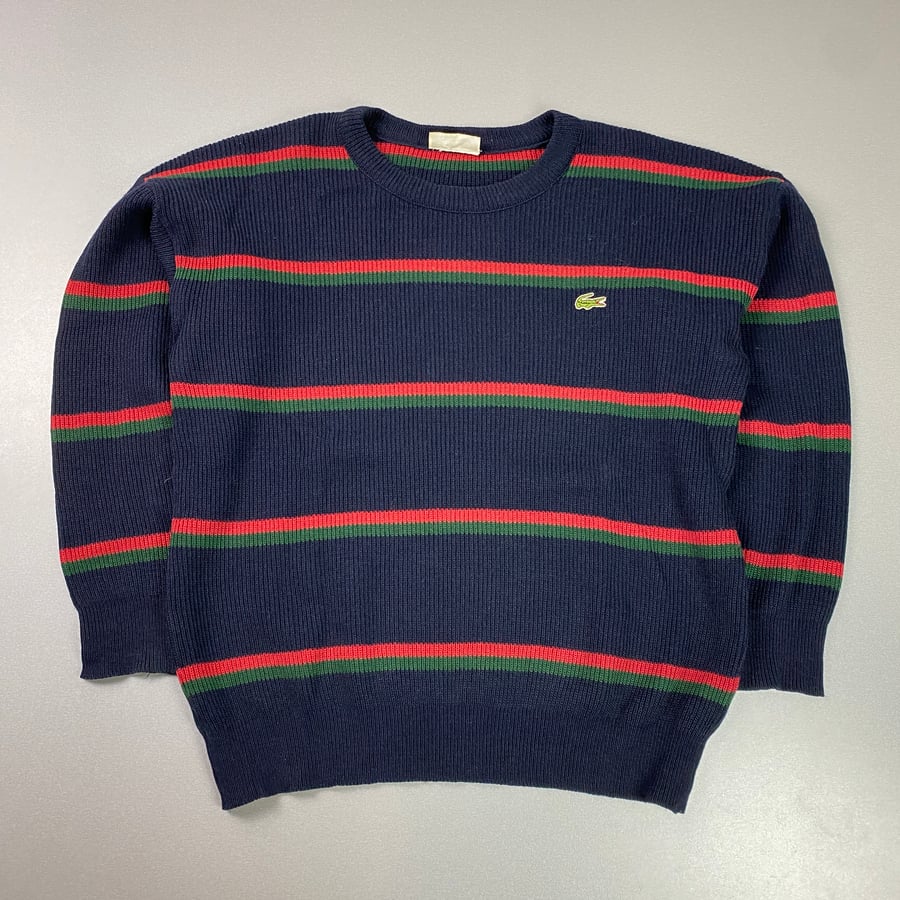 Image of Chemise Lacoste knitted sweatshirt, size medium