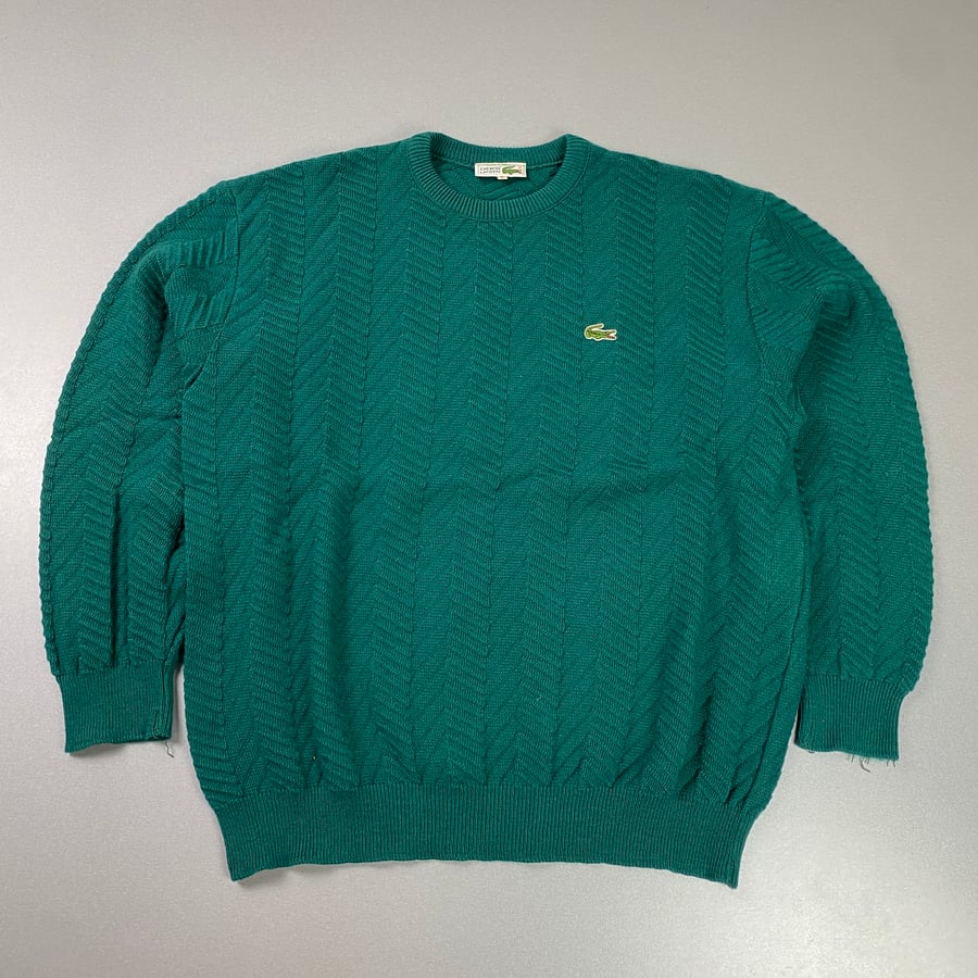 Image of  Chemise Lacoste knitted sweatshirt, size medium