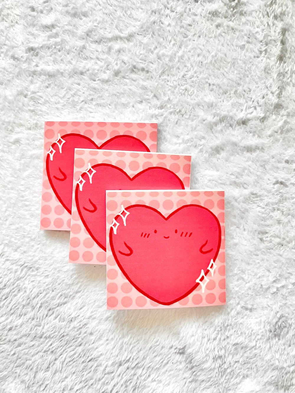 Image of Cute Heart Sticky Notes
