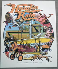 Image 1 of Howlin Rain poster commemorating Under the Wheels: Volume 1. Artwork by Caitlin Mattisson