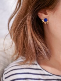 Image 5 of Puces KALÉA Dorées - 8 Coloris