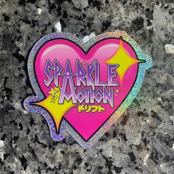 Image of Sparkle Heart Emoji Sticker