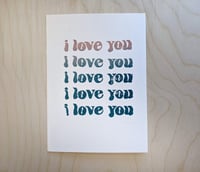 Image 2 of I Love You Card