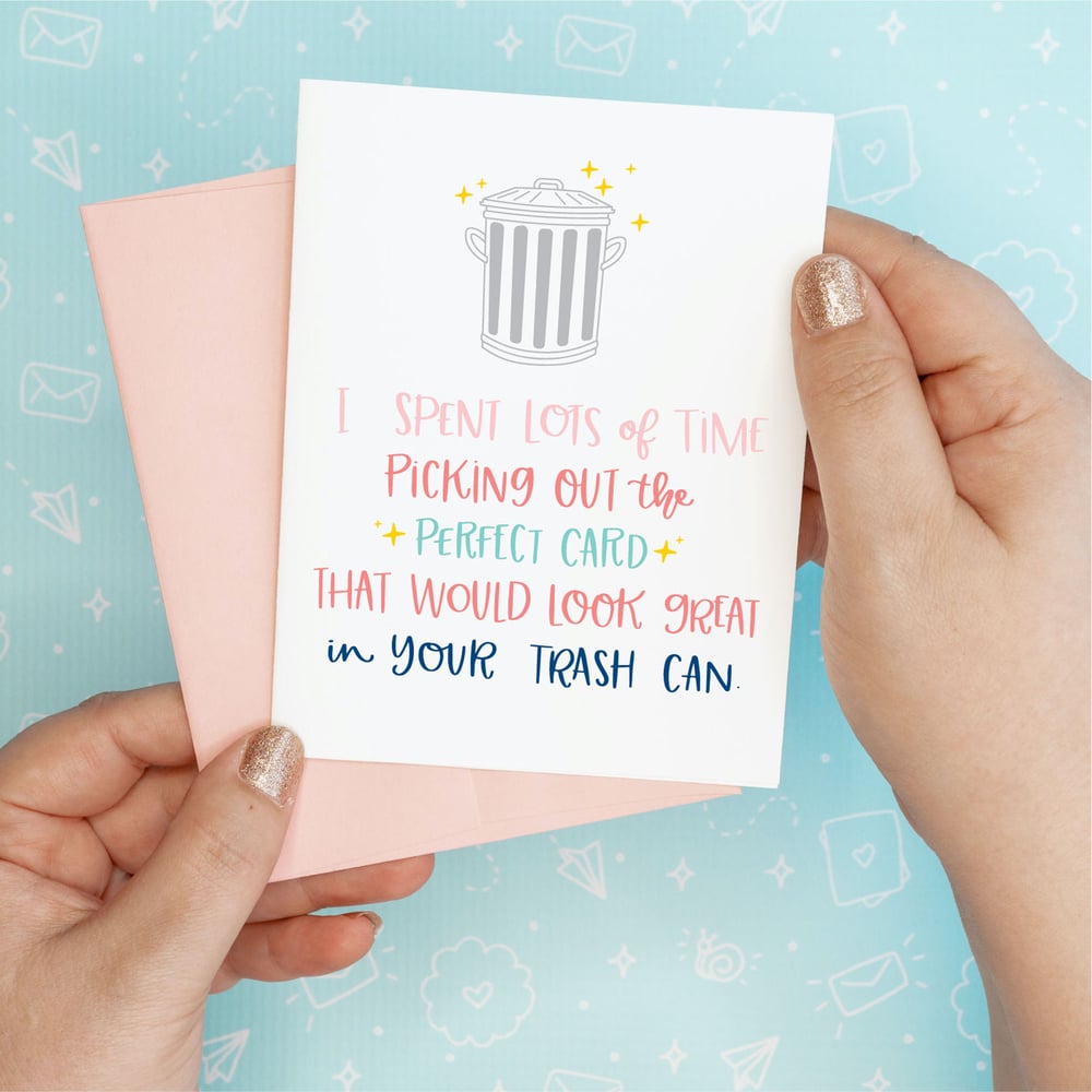 Image of Trash Can Card