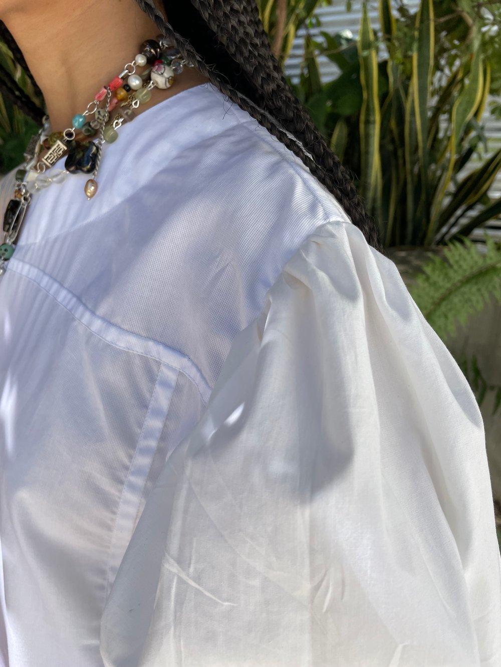 Long Patchwork Shirt Dress (SHIPPING JUNE 21)
