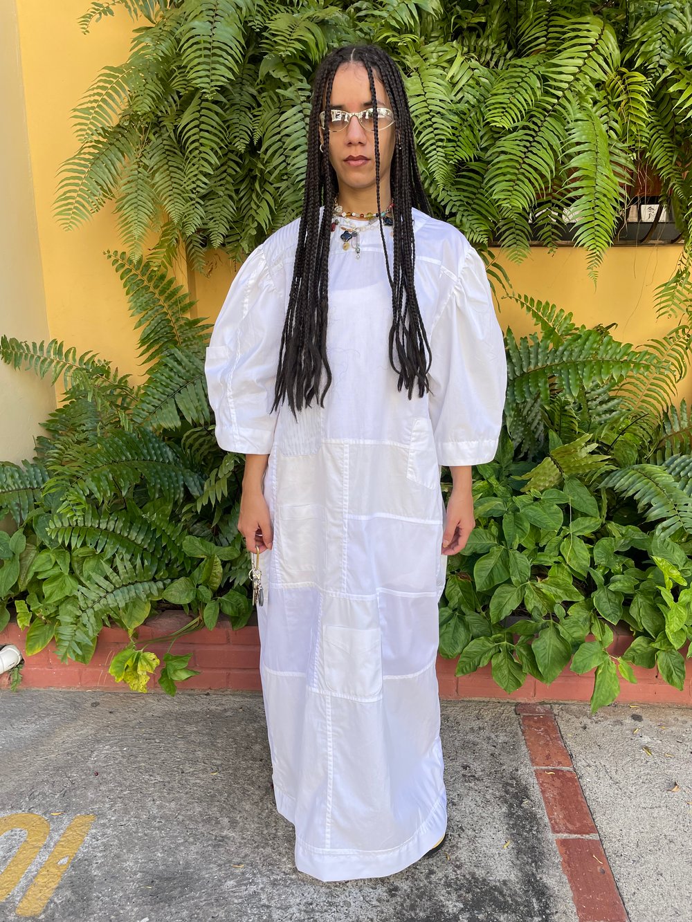 Long Patchwork Shirt Dress (SHIPPING JUNE 21)