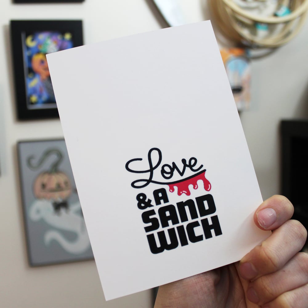 Burning Frog Postcard Print