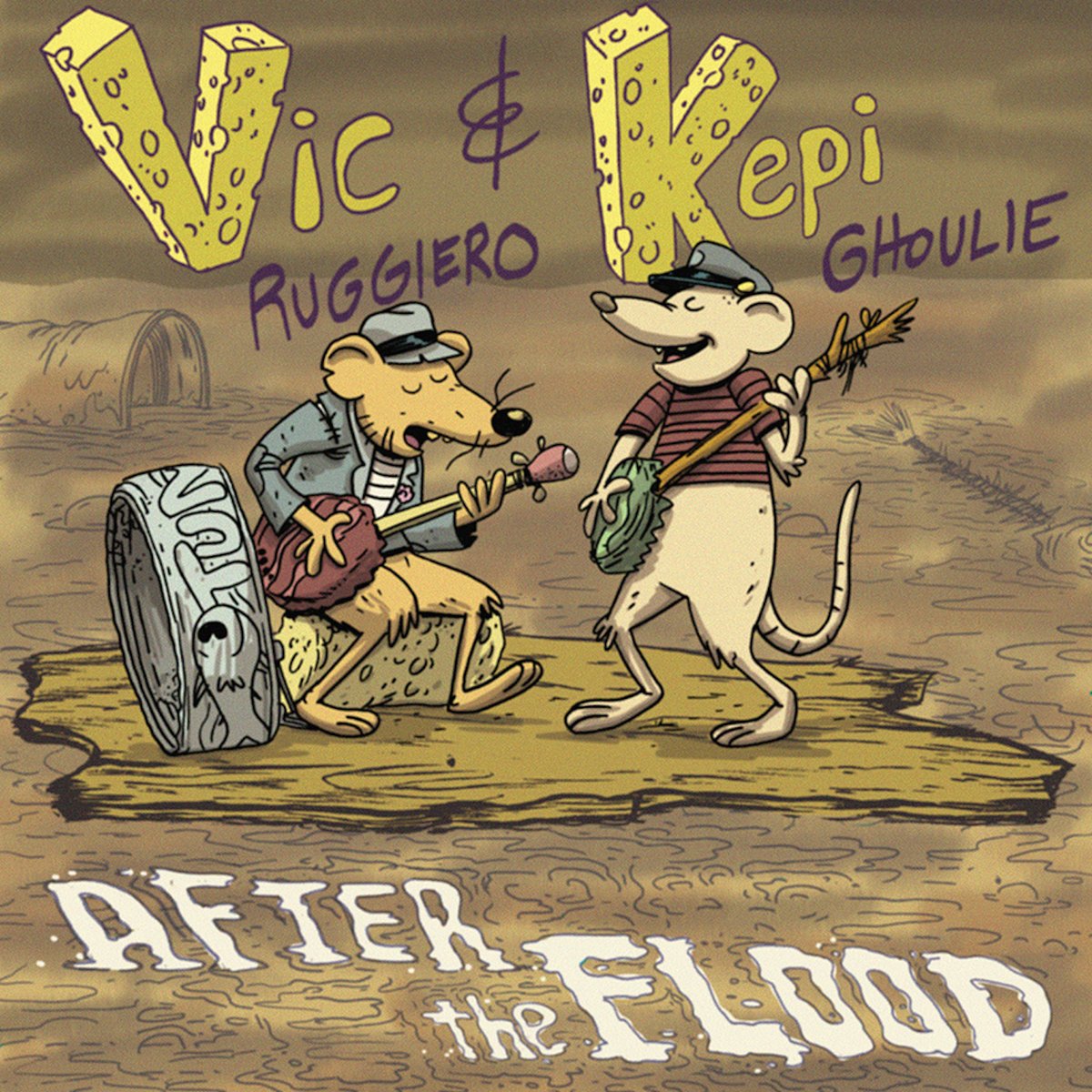 Image of Vic Ruggiero & Kepi Ghoulie - After The Flood Lp 