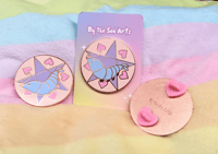 Shrimp Summoning Enamel Pin