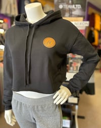 Image 2 of PL Ladies Patch Crop Hoodie 