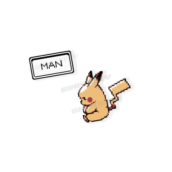 Image of Pikachu Sticker 