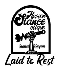 Image 3 of Laid to Rest Tombstone Decal