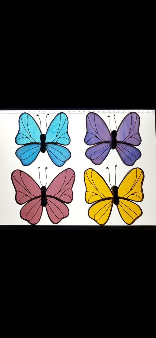 Image of Classic Butterfly-stained glass