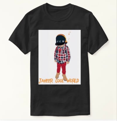Image of Jaheer Cool world Basic Dark T-Shirt (Unisex) adult