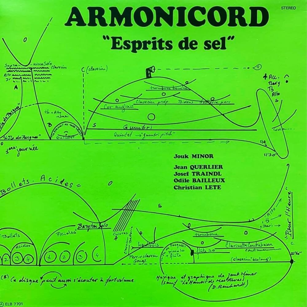 Armonicord – Esprits De Sel (L'Électrobande – ELB 7701 - 1977)
