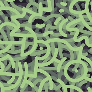 Image of Mint | 30 x 40 cm