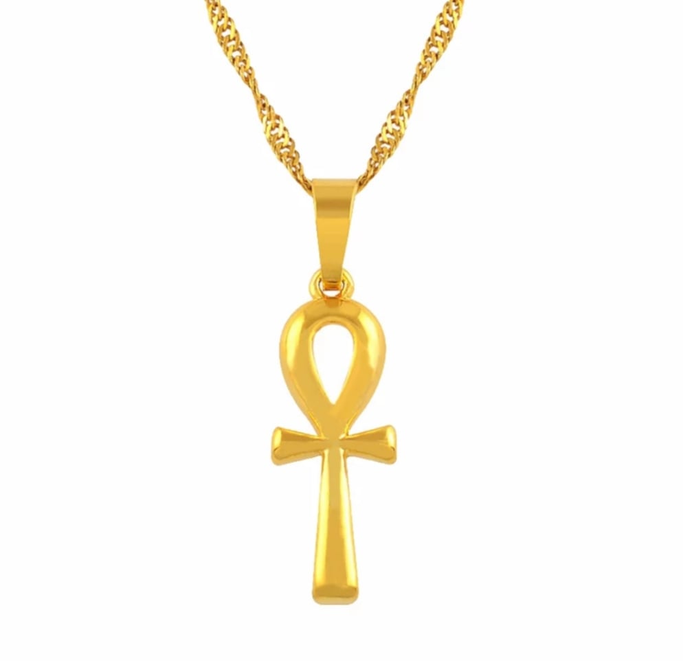 Egyptian Ankh Necklace | Lookluxe