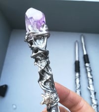 Image 2 of Amethyst silver wand