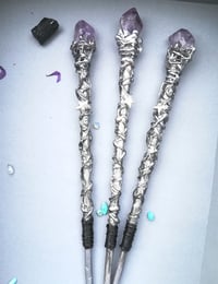 Image 3 of Amethyst silver wand