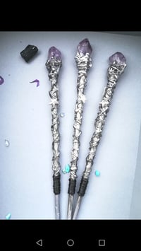 Image 4 of Amethyst silver wand
