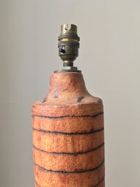 Image 4 of Set of Two Ceramic Totem Floor Lamps by Bernard Rooke, England