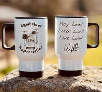 COA White & Black Travel Mug (Black signature)