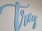 Image of Acrylic script name