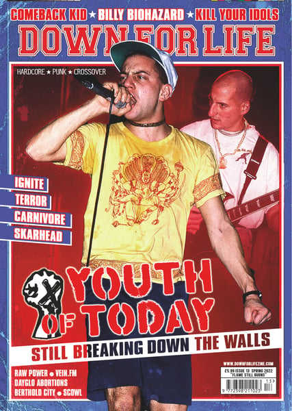 Image of DOWN FOR LIFE #13 YOUTH OF TODAY 