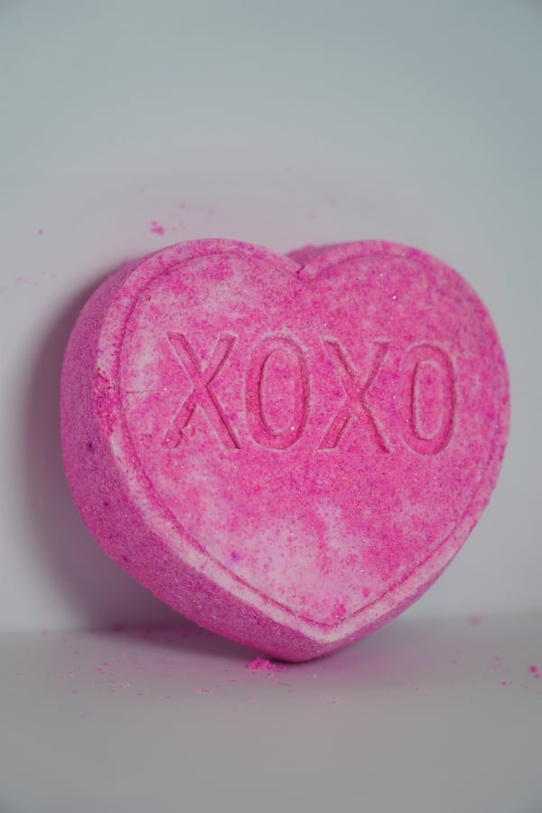 Image of Love Heart Candy Bath Bomb