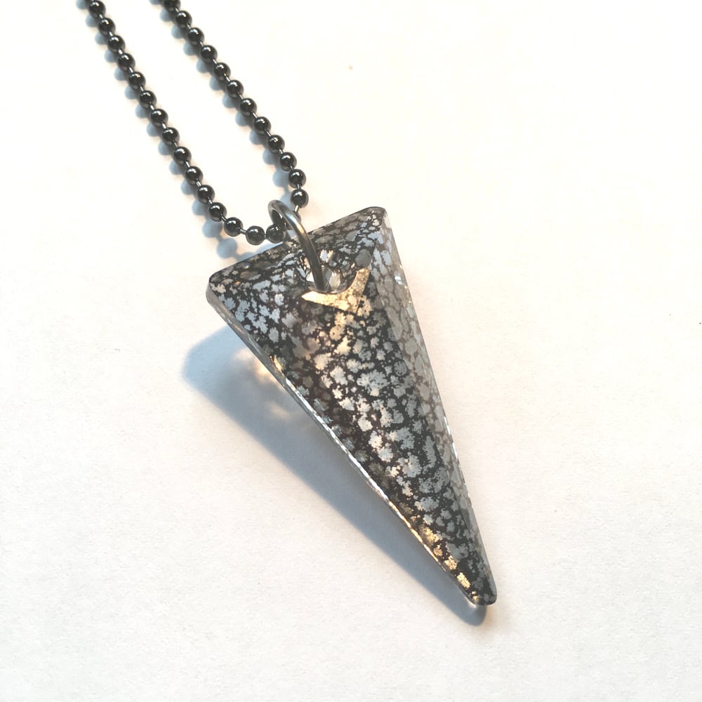 Crystal Spike Pendulum Necklace