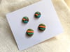 Color Swirl  Stud Earrings