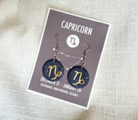 Image 3 of Capricorn Dangle Earrings