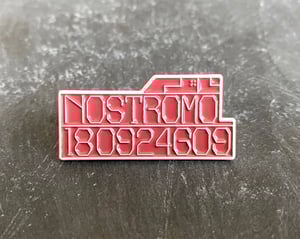 Alien inspired "Nostromo" Soft enamel pin badge