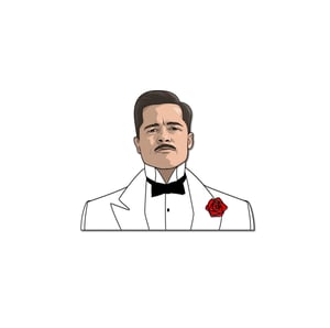 Lt. Aldo Raine - Gourlami variant hard enamel pin