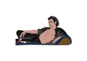 Dr. Ian Malcolm hard enamel pin badge